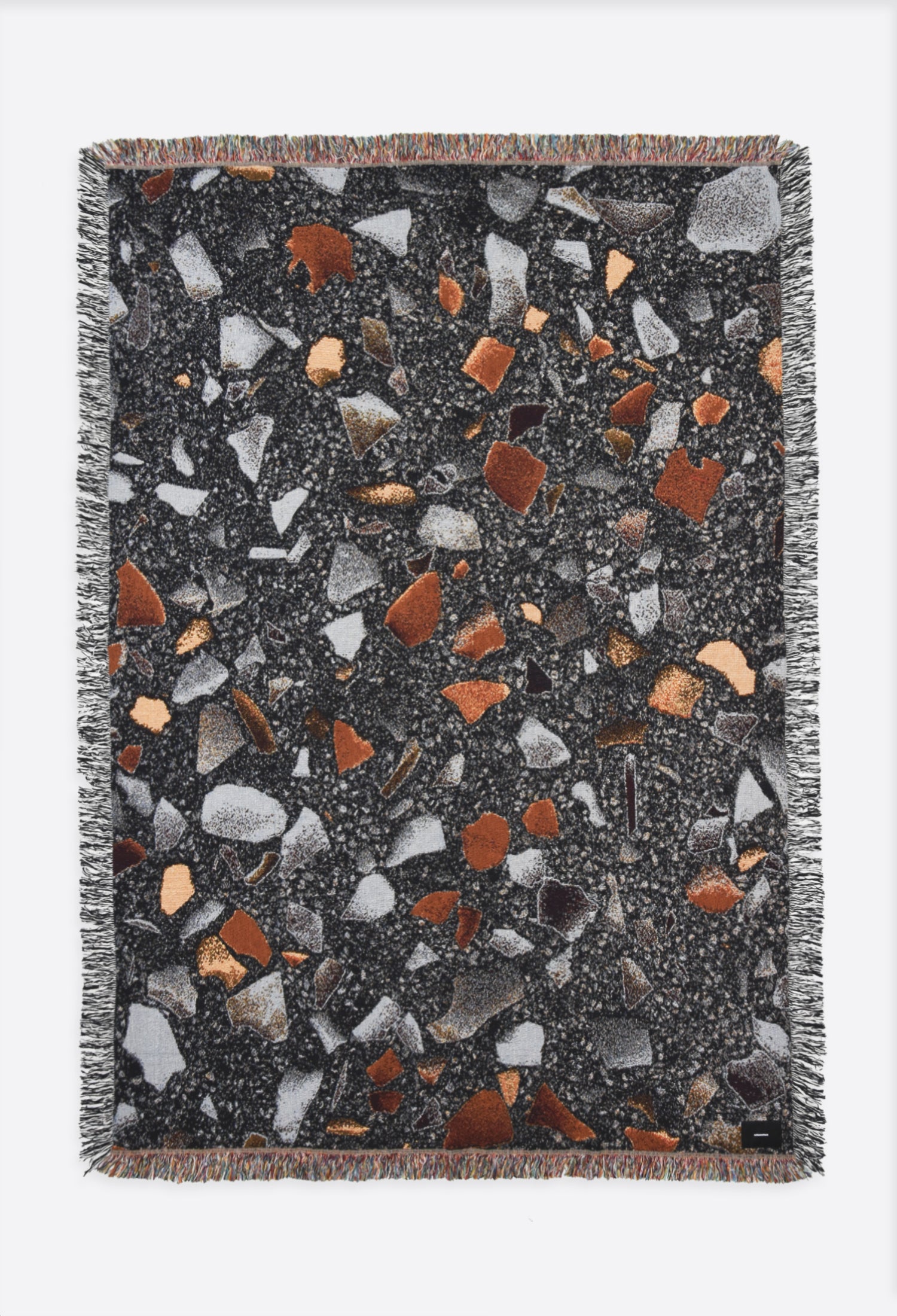 Blanket Terrazzo Multicolor Black