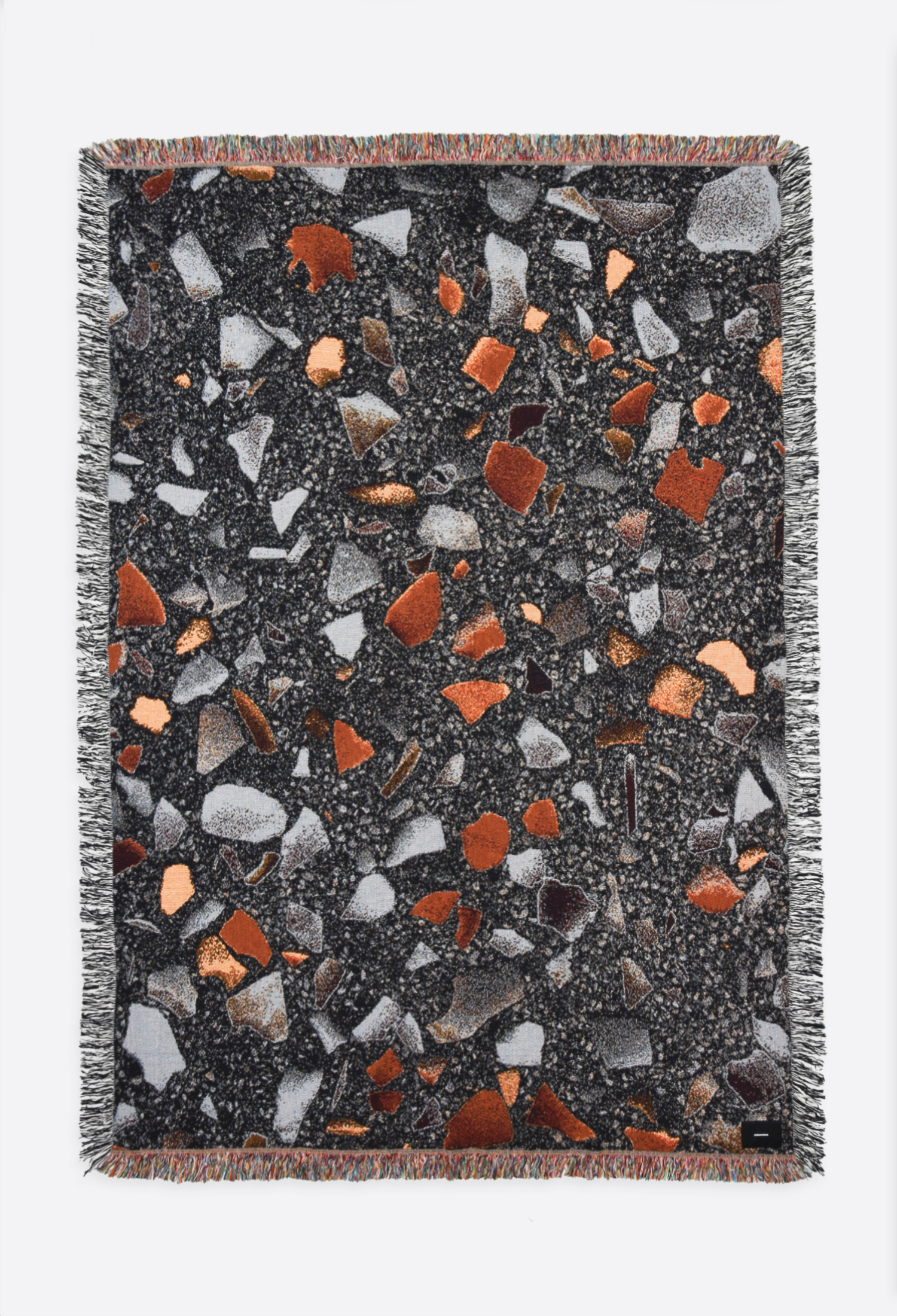 Blanket Terrazzo Multicolor Black