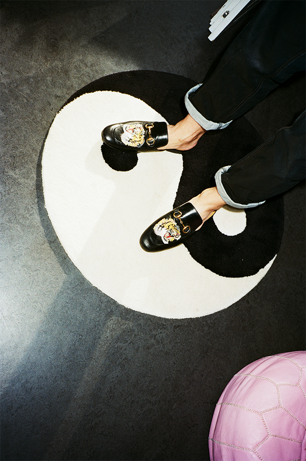 Tuft Teppich Yin Yang