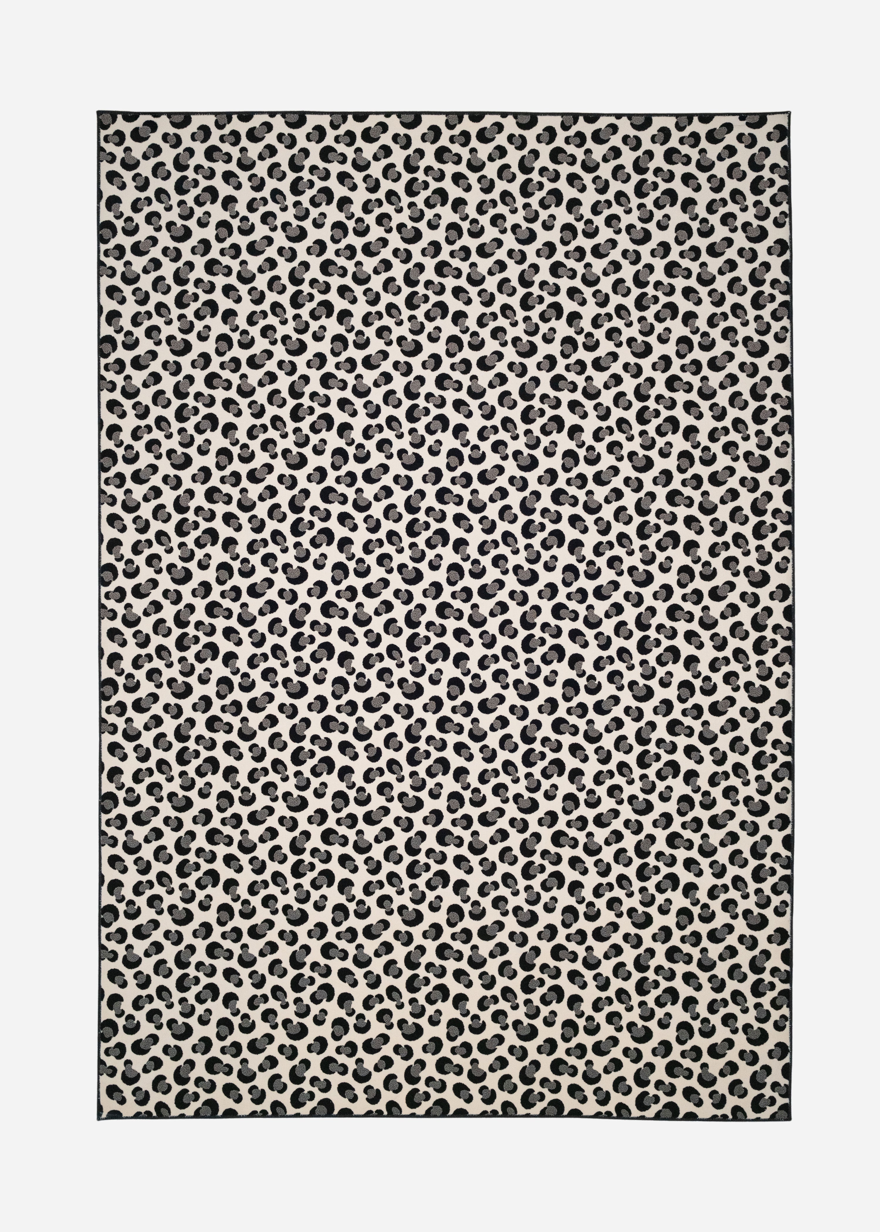 Rug Animalia Black and White Mini Spots
