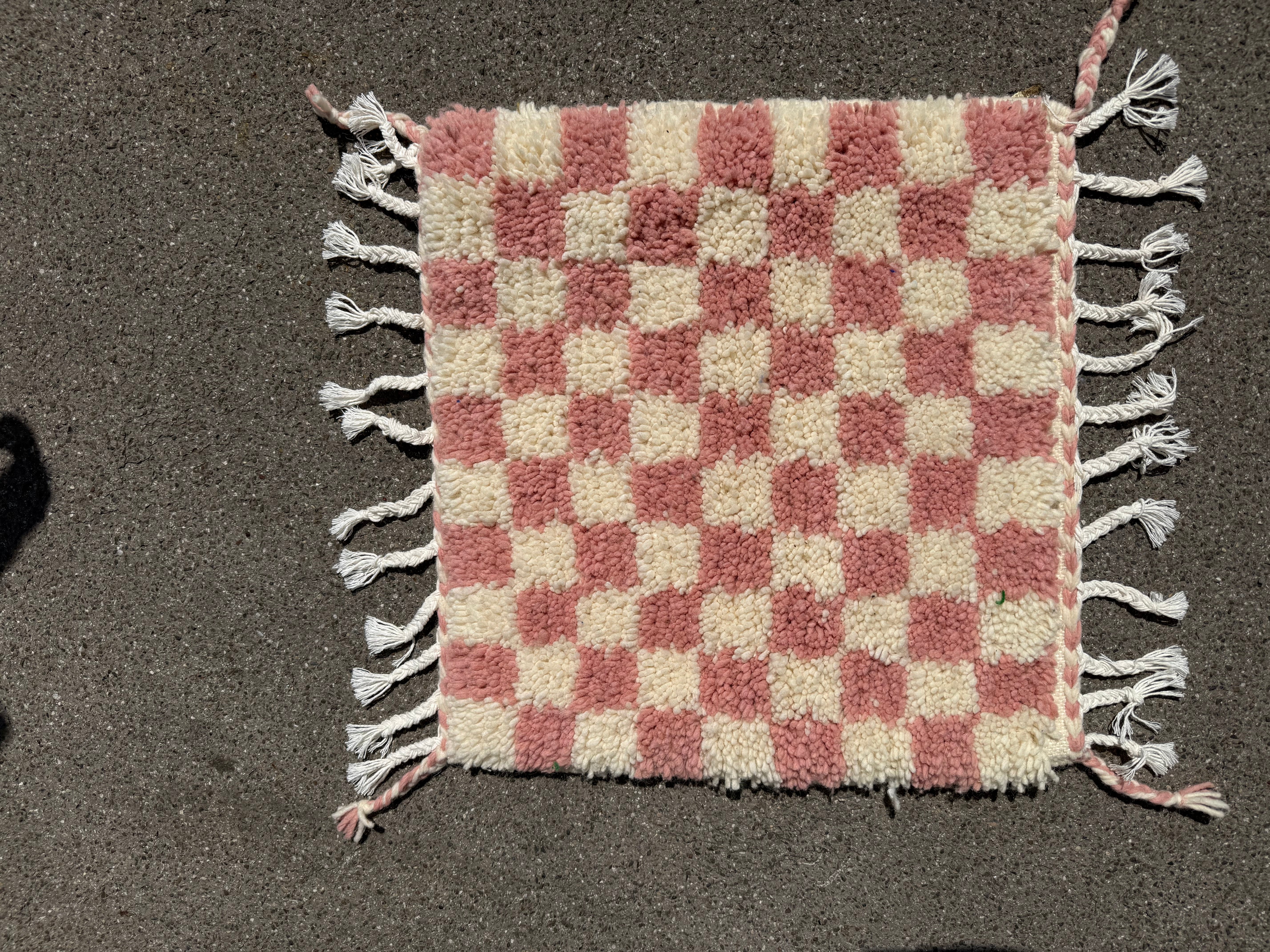 Sale Rug Checkboard Rose