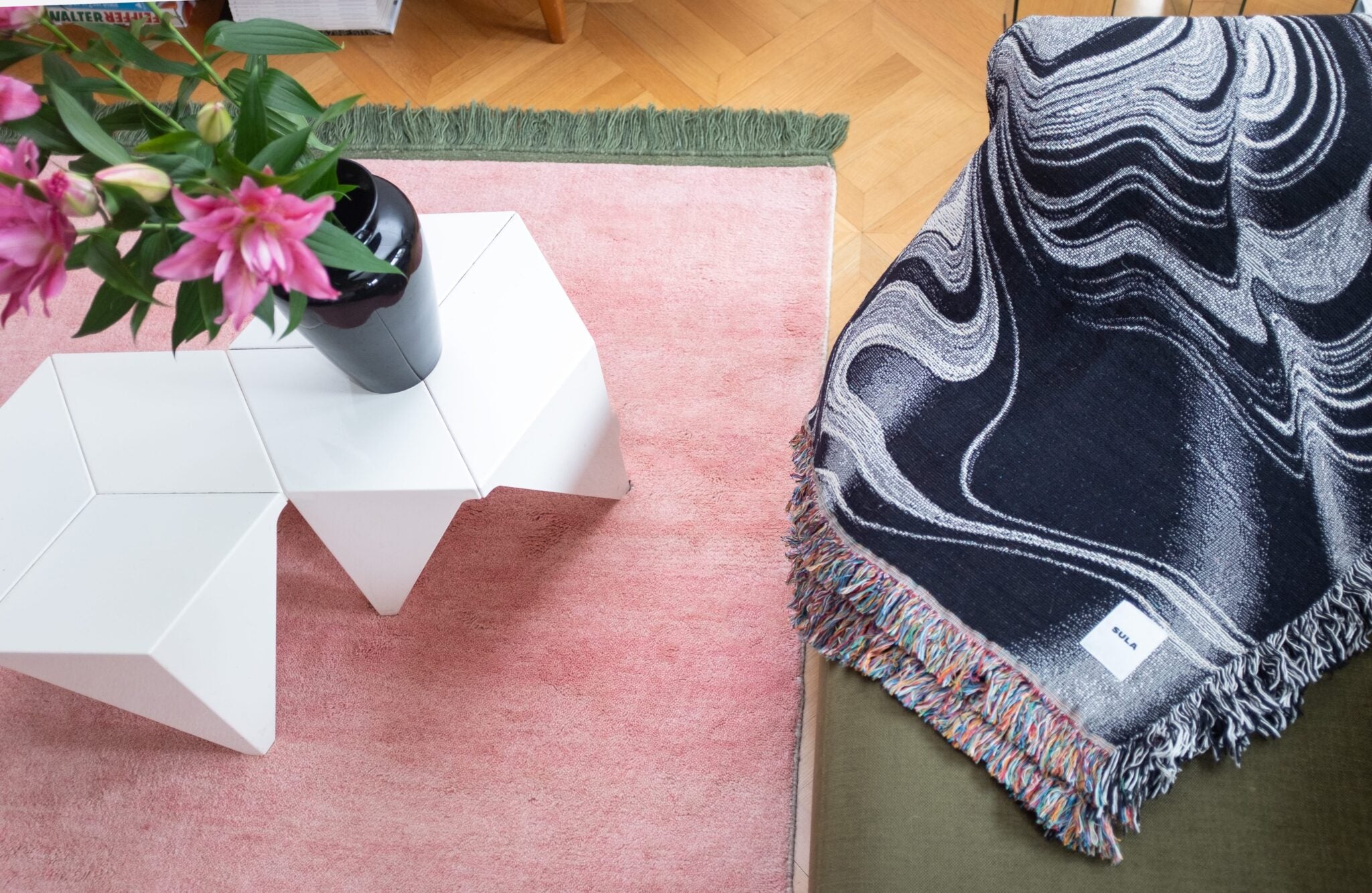 Blanket Marble Dark 'N Stormy