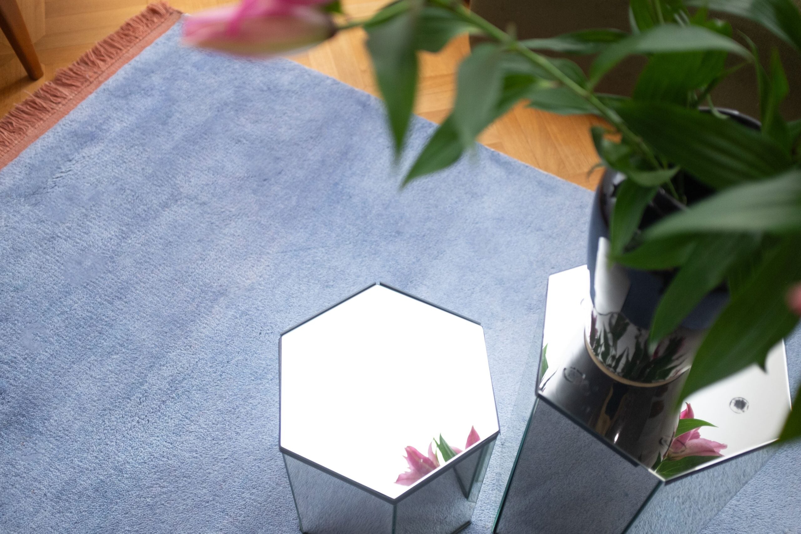 Rug Uni Blue