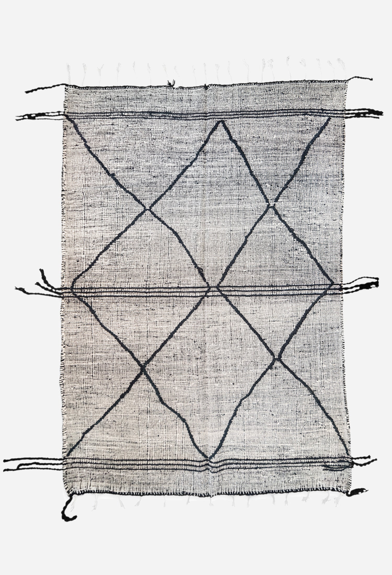 Rug Flat Black Lines