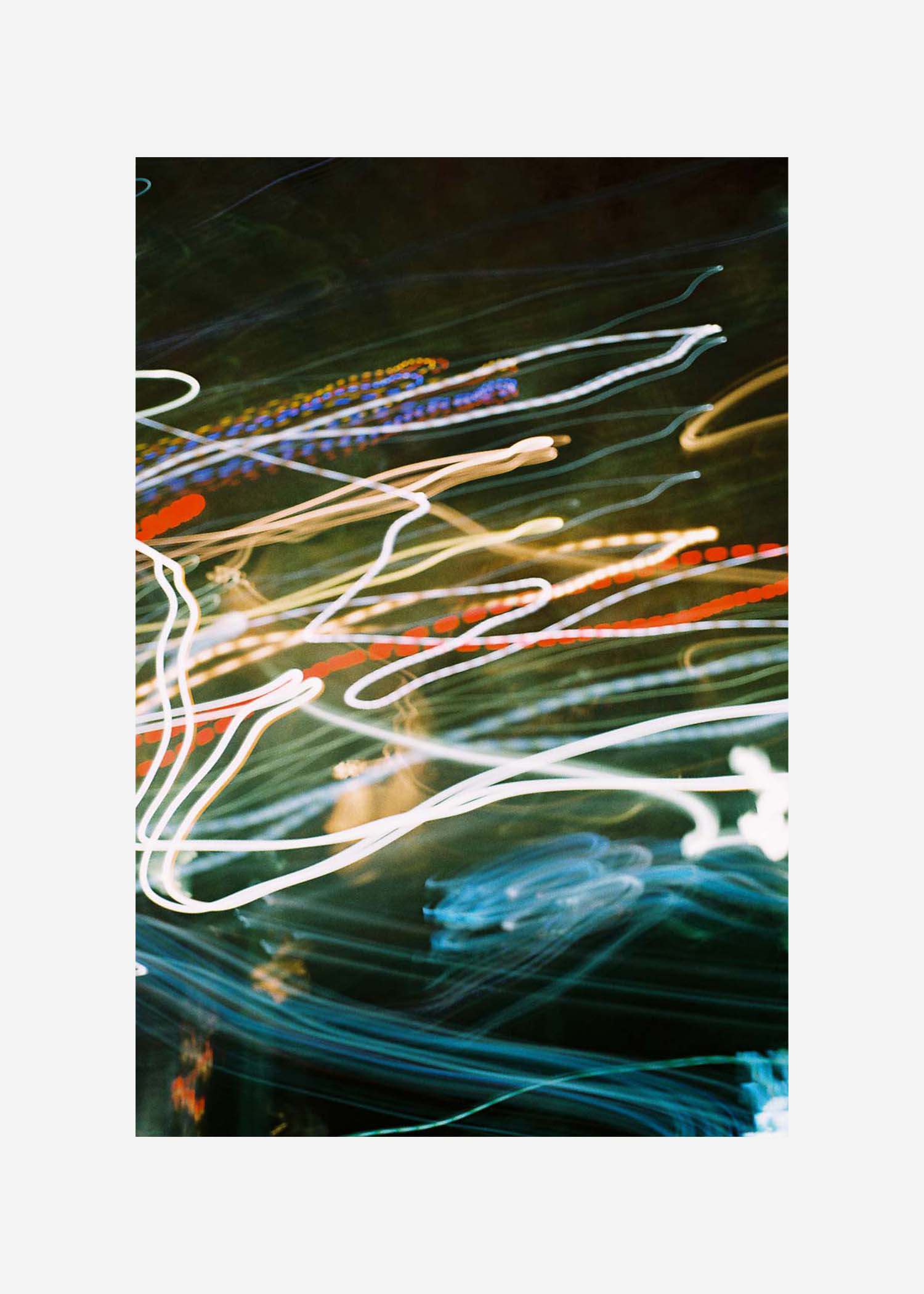 Paper Print Night Blur