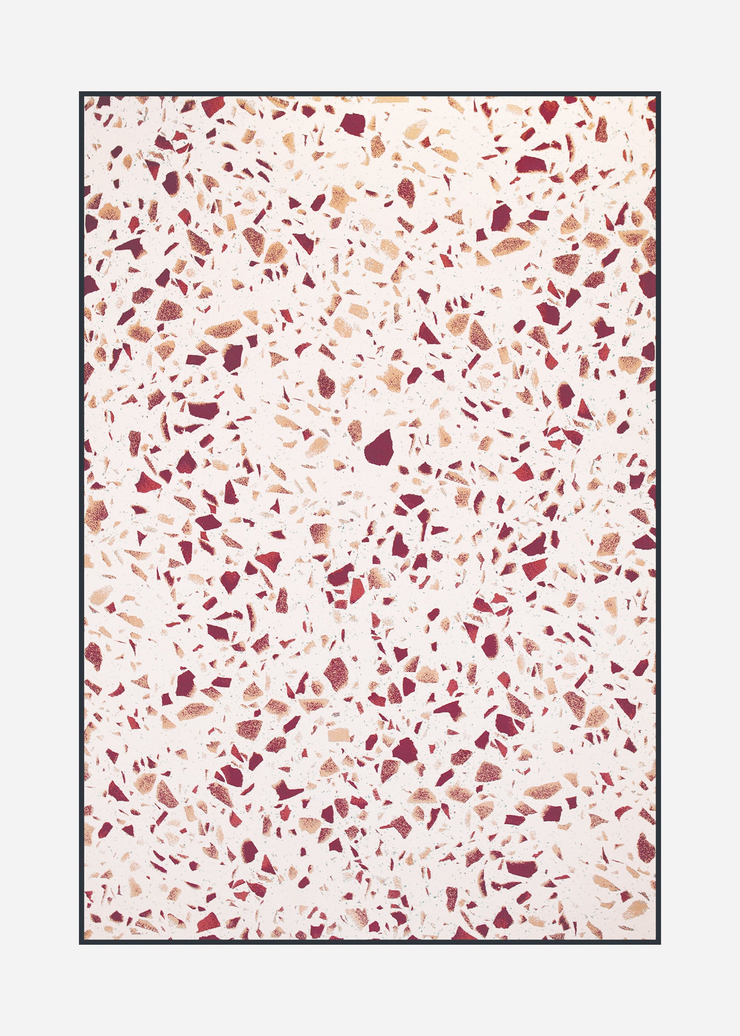 Rug Terrazzo Red