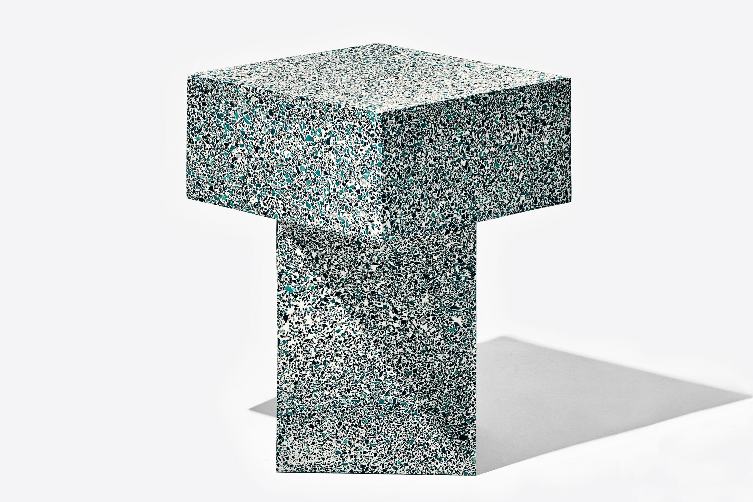 Terrazzo Table Blue High