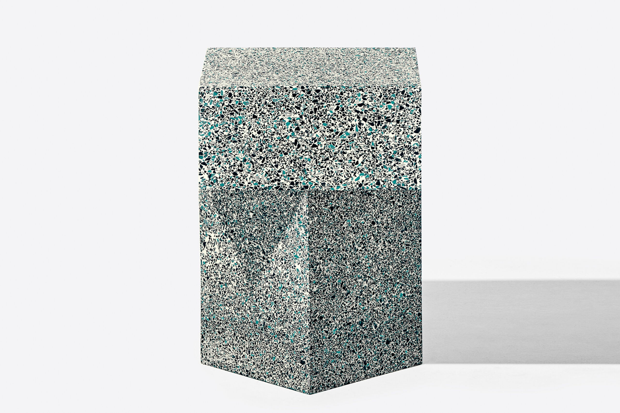 Terrazzo Table Blue High