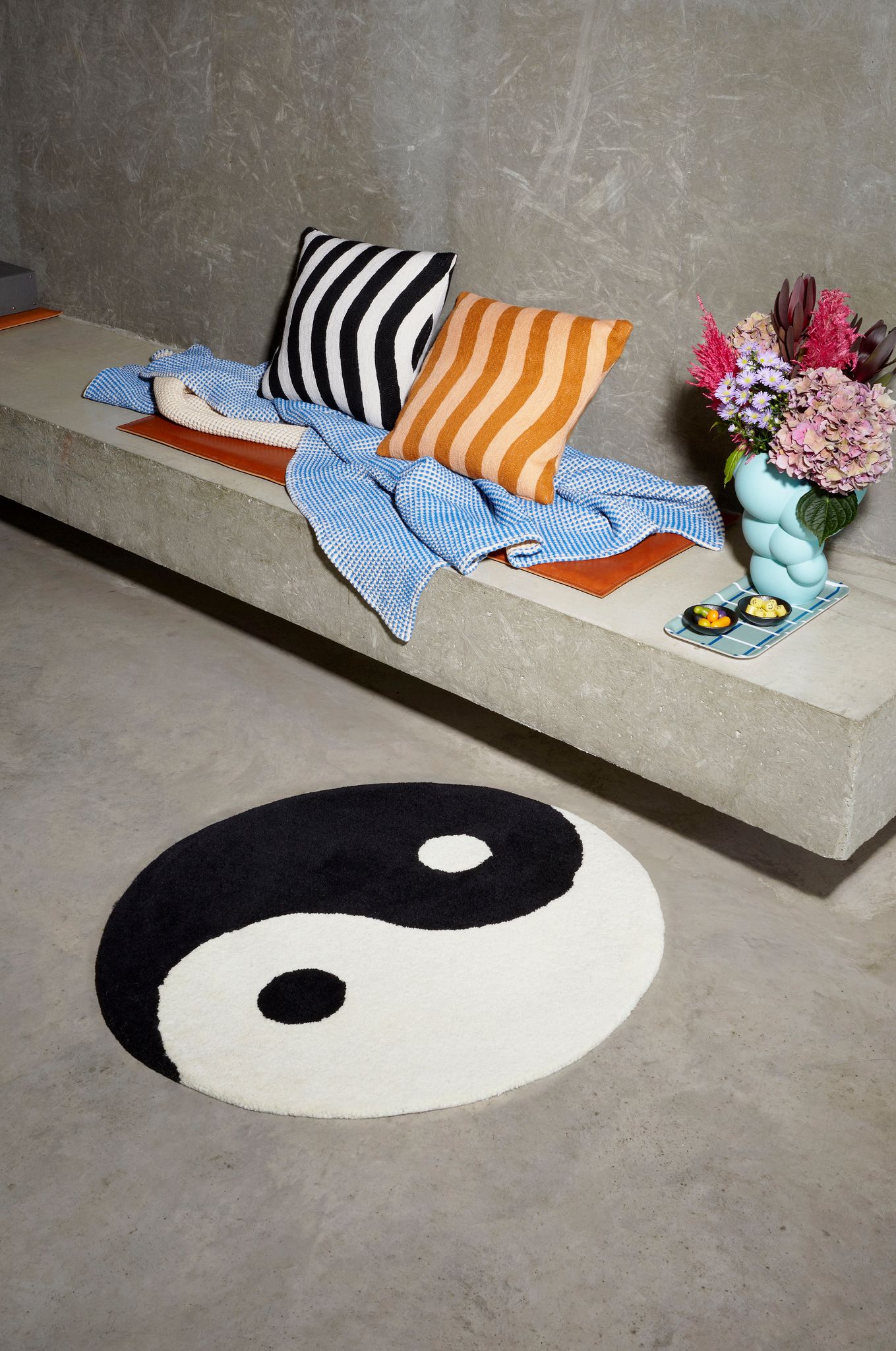 Tuft Teppich Yin Yang