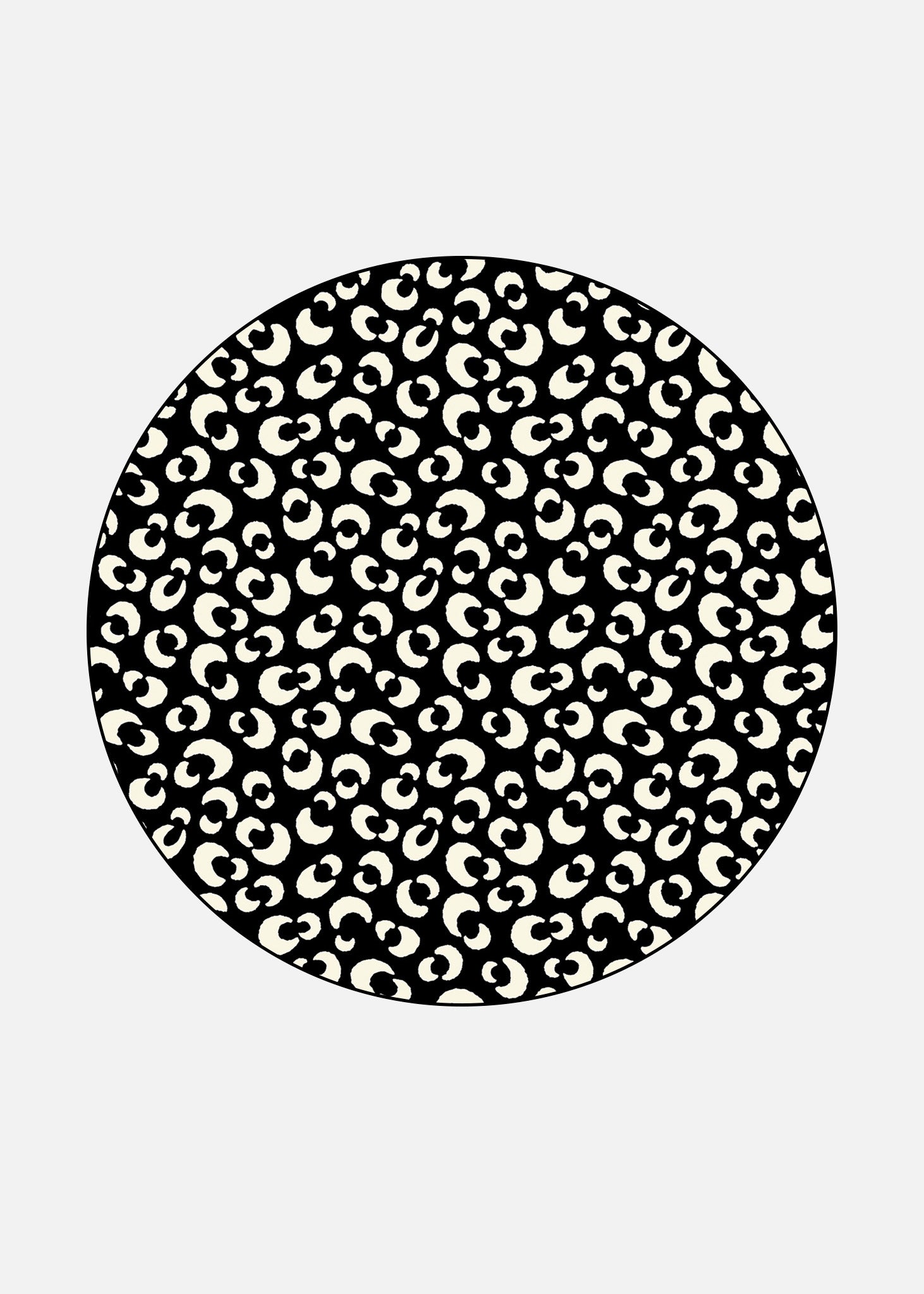 Rug Animalia Black & White Maxi Spots
