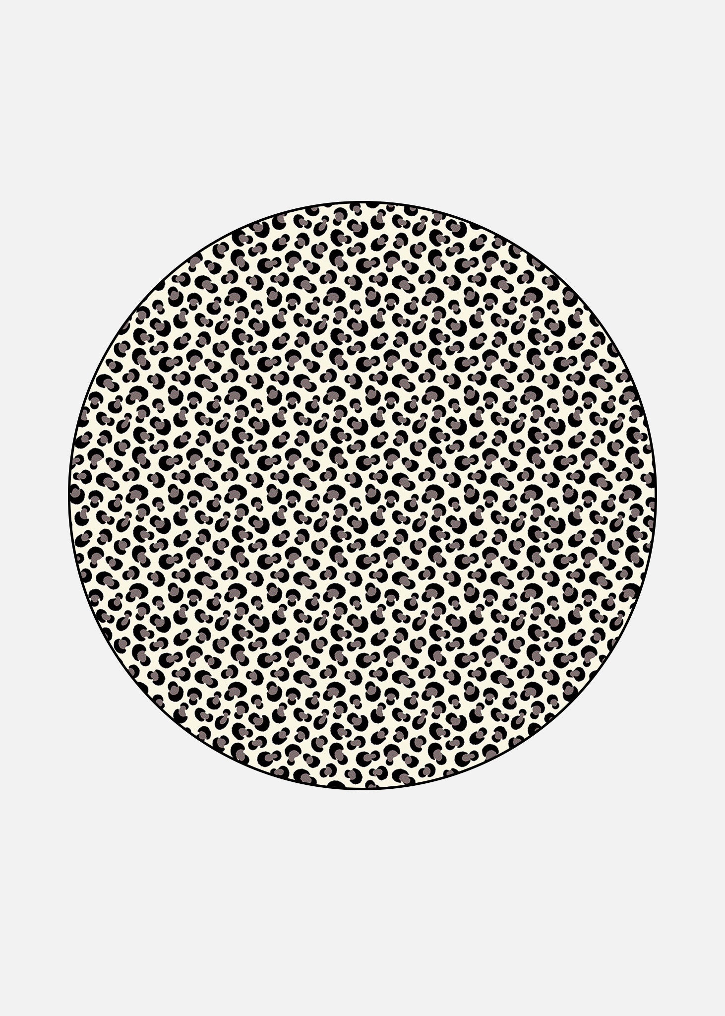 Rug Animalia Black and White Mini Spots