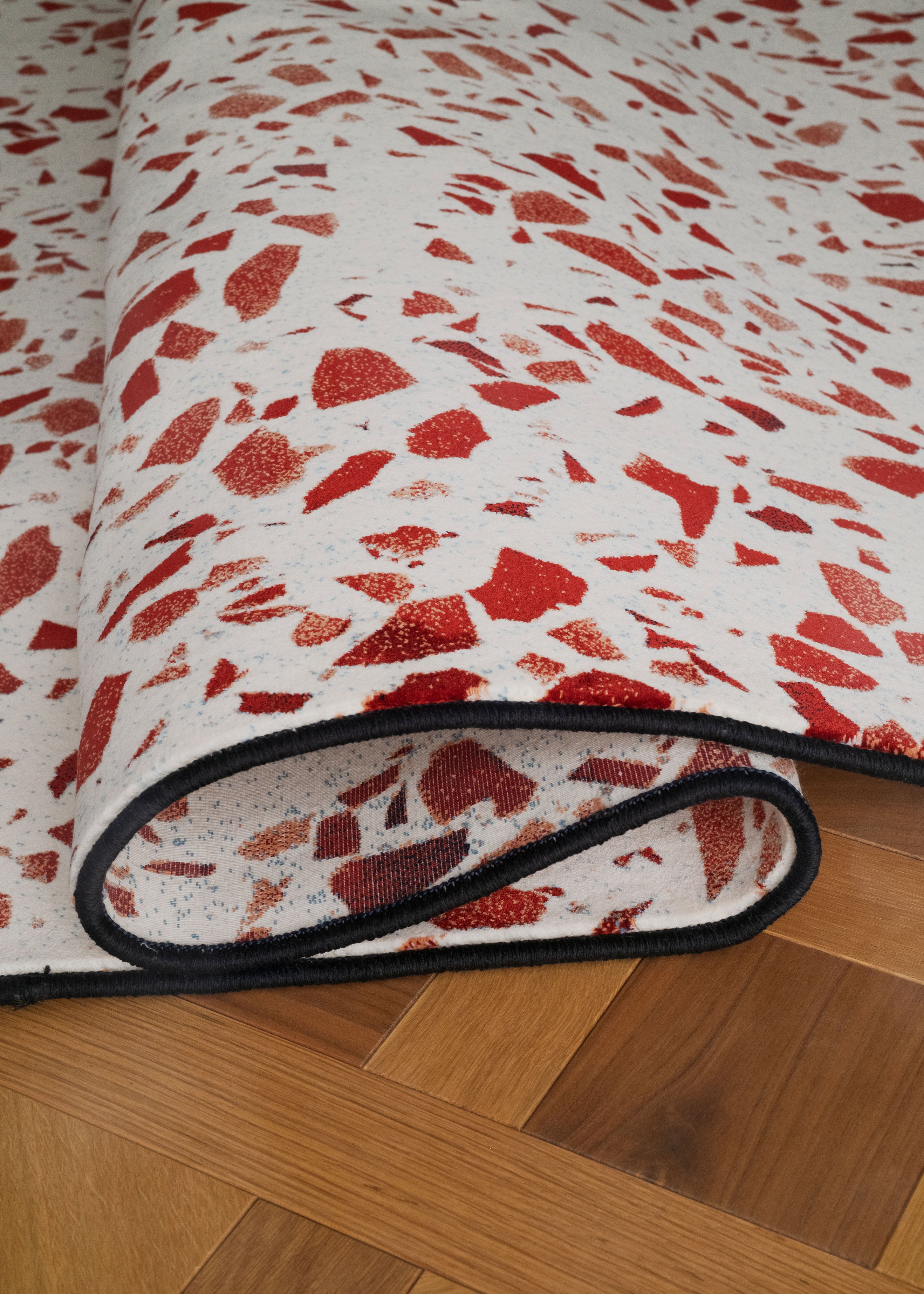Rug Terrazzo Red