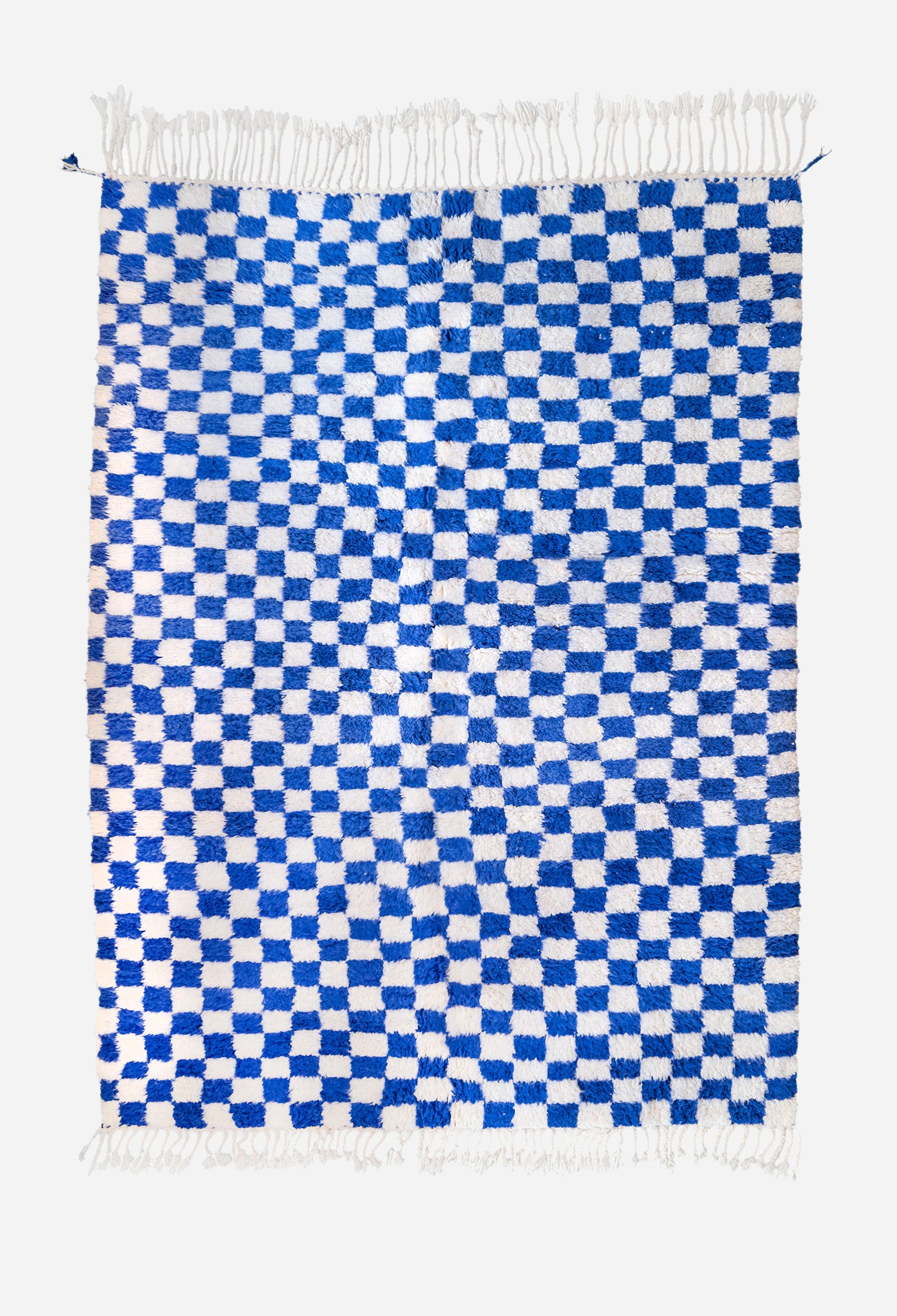 Rug Checkboard Blue