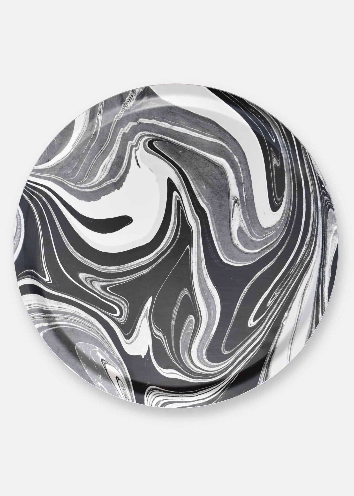 Tray Marble Dark 'N Stormy