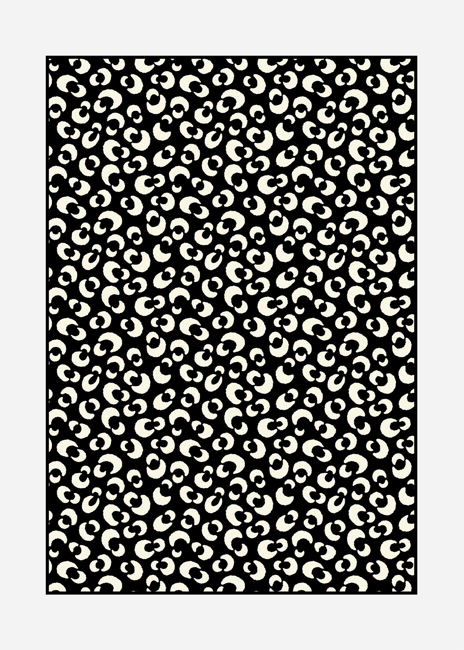 Rug Animalia Black & White Maxi Spots