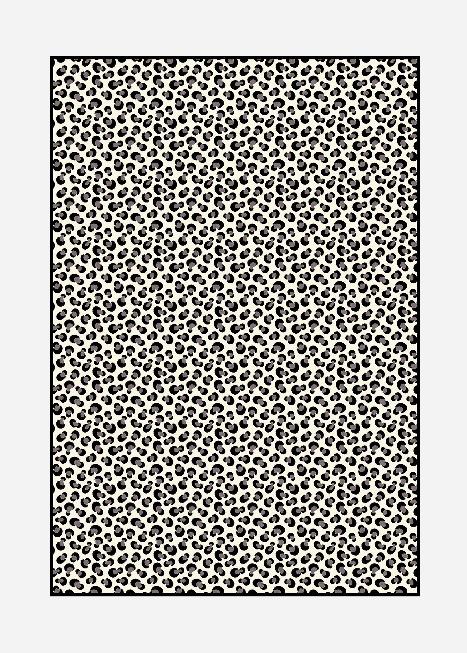 Rug Animalia Black and White Mini Spots