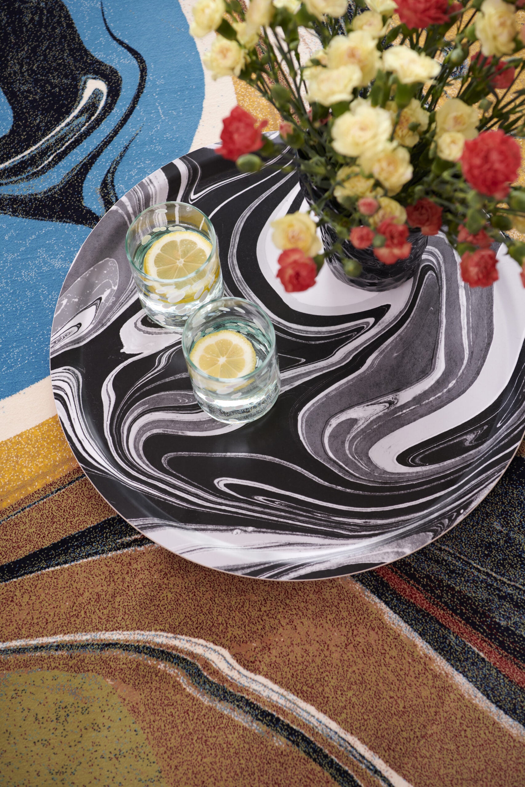 Rug Marble Negroni
