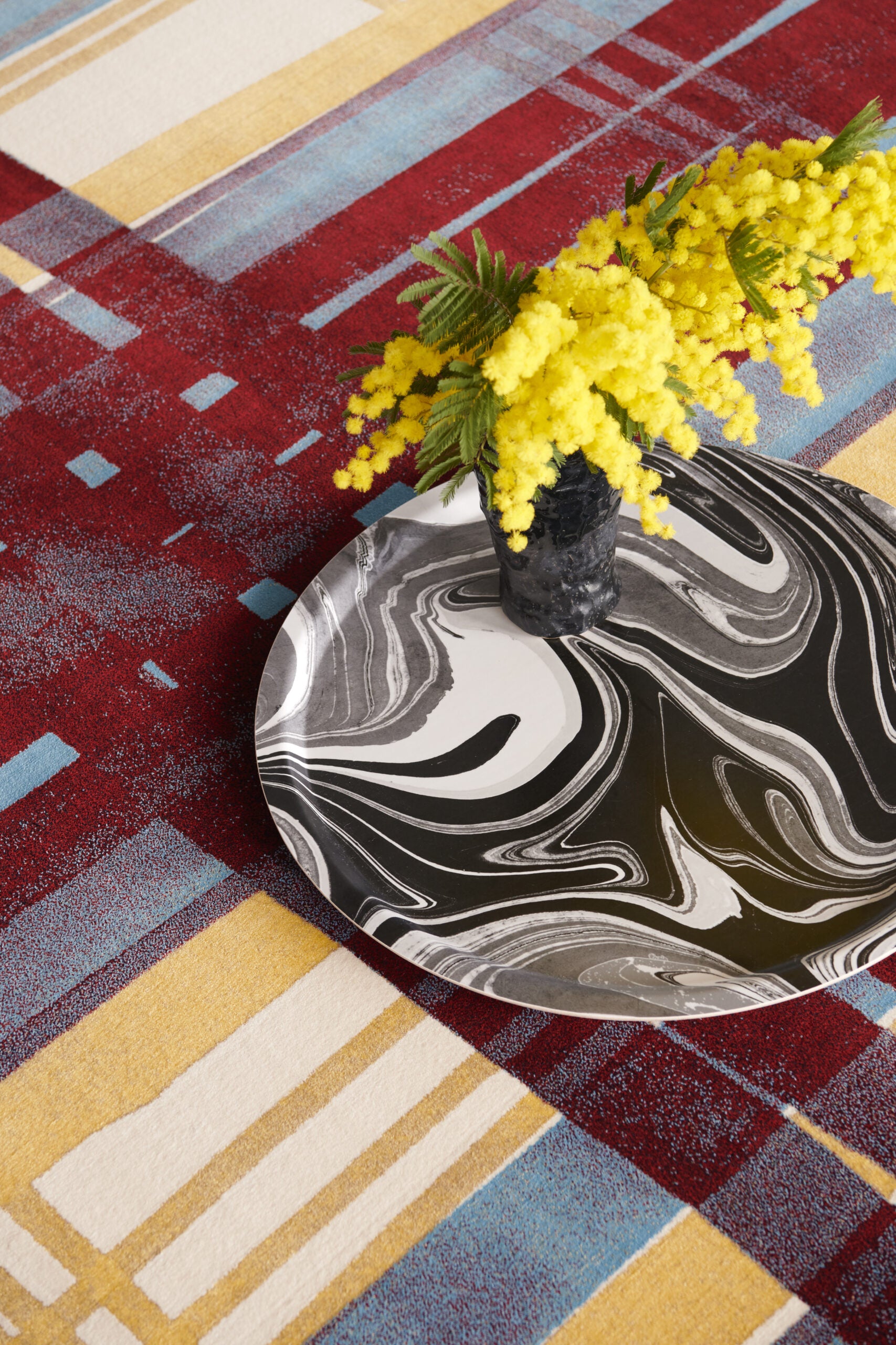 Tray Marble Dark 'N Stormy