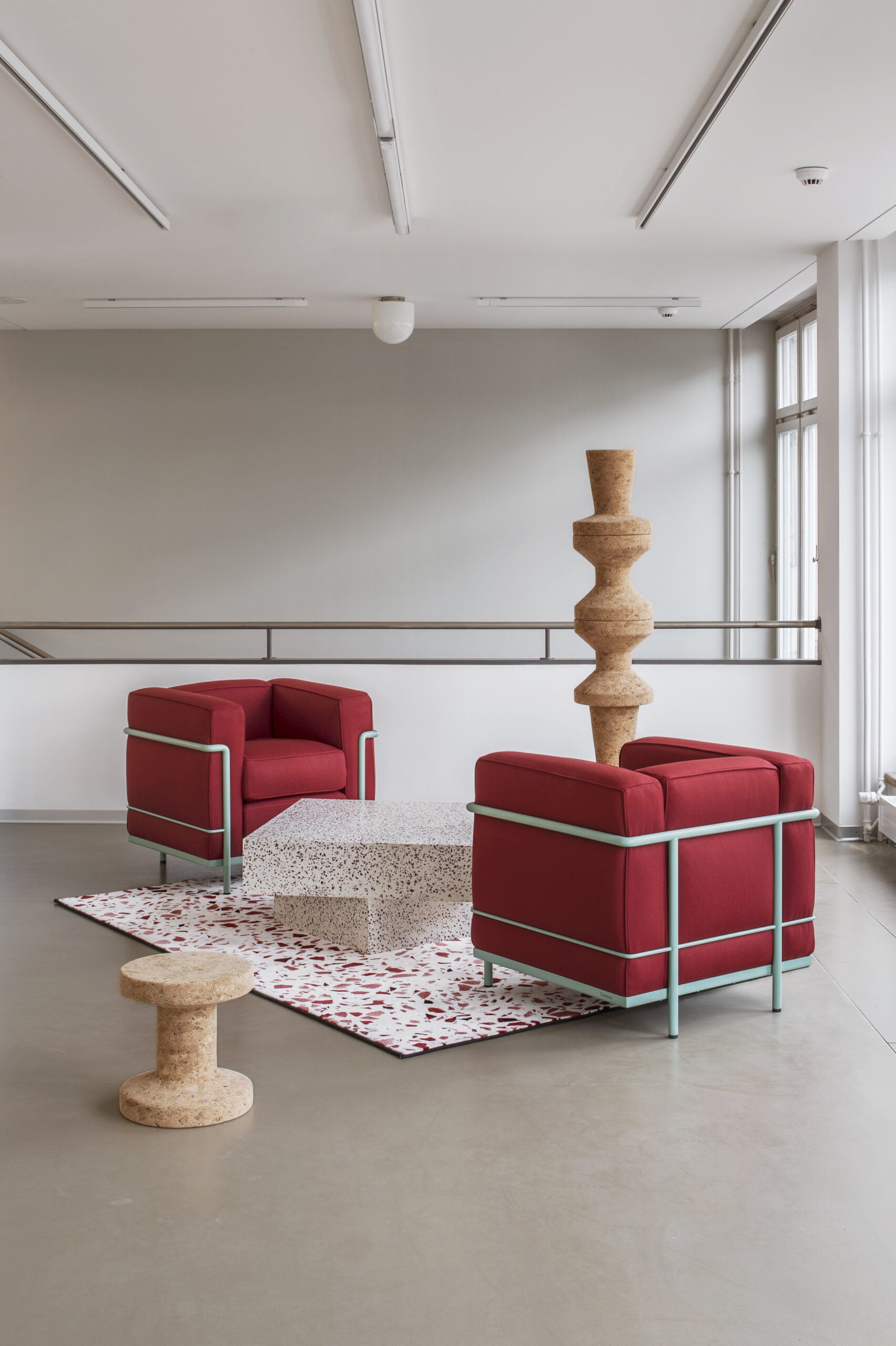 Rug Terrazzo Red